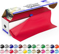 Grandipity Red Premium Disposable Plastic Picnic Tablecloth on a Roll