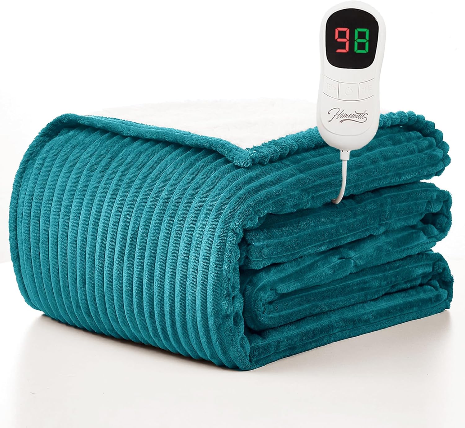 Homemate Electric Heated Blanket Full Size for Comfort and Warmth