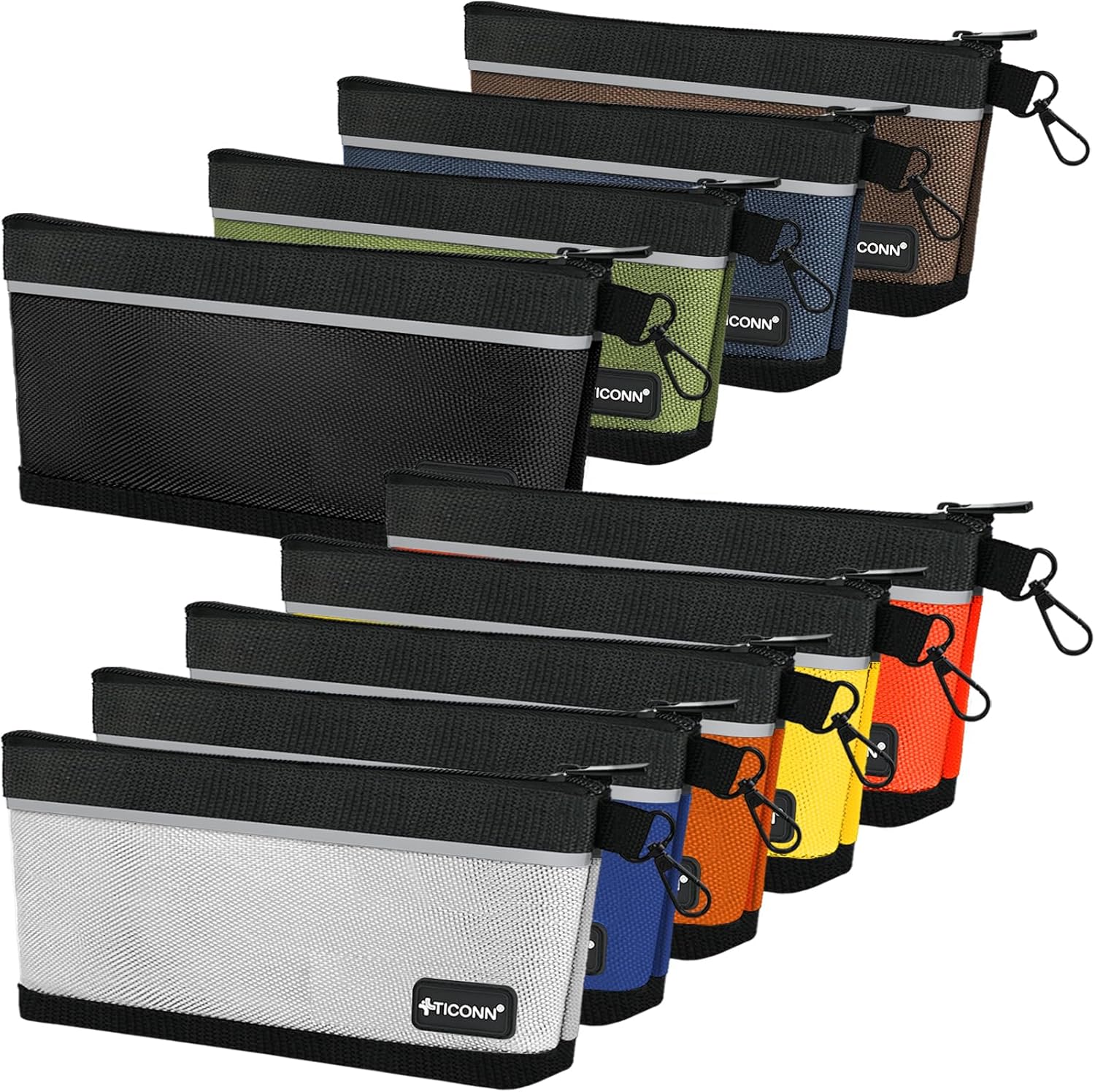 TICONN Tool Pouches with Zipper for Ultimate Tool Storage