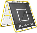 BAGAIL Soccer Rebounder Net 4 x 4 Ft - Adjustable Angle Training