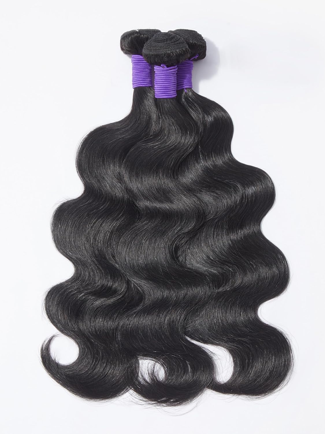 LUVME Human Hair Bundles 14 16 18 Inch Body Wave for Style