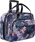 Rolling Laptop Case for Women 15.6 in - Water-Repellent Carry-On