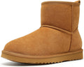 Genuine Suede Mini Boots for Women Winter Warm Fuzzy Boots - Cozy any