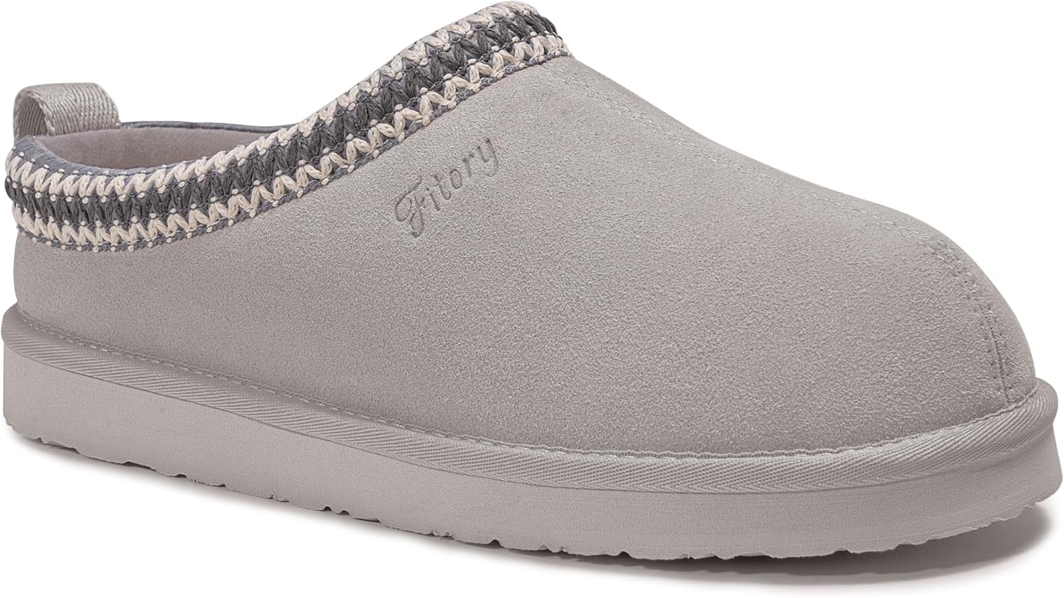FITORY Women's Suede Slipper: Cozy Faux Fur Lined Boots