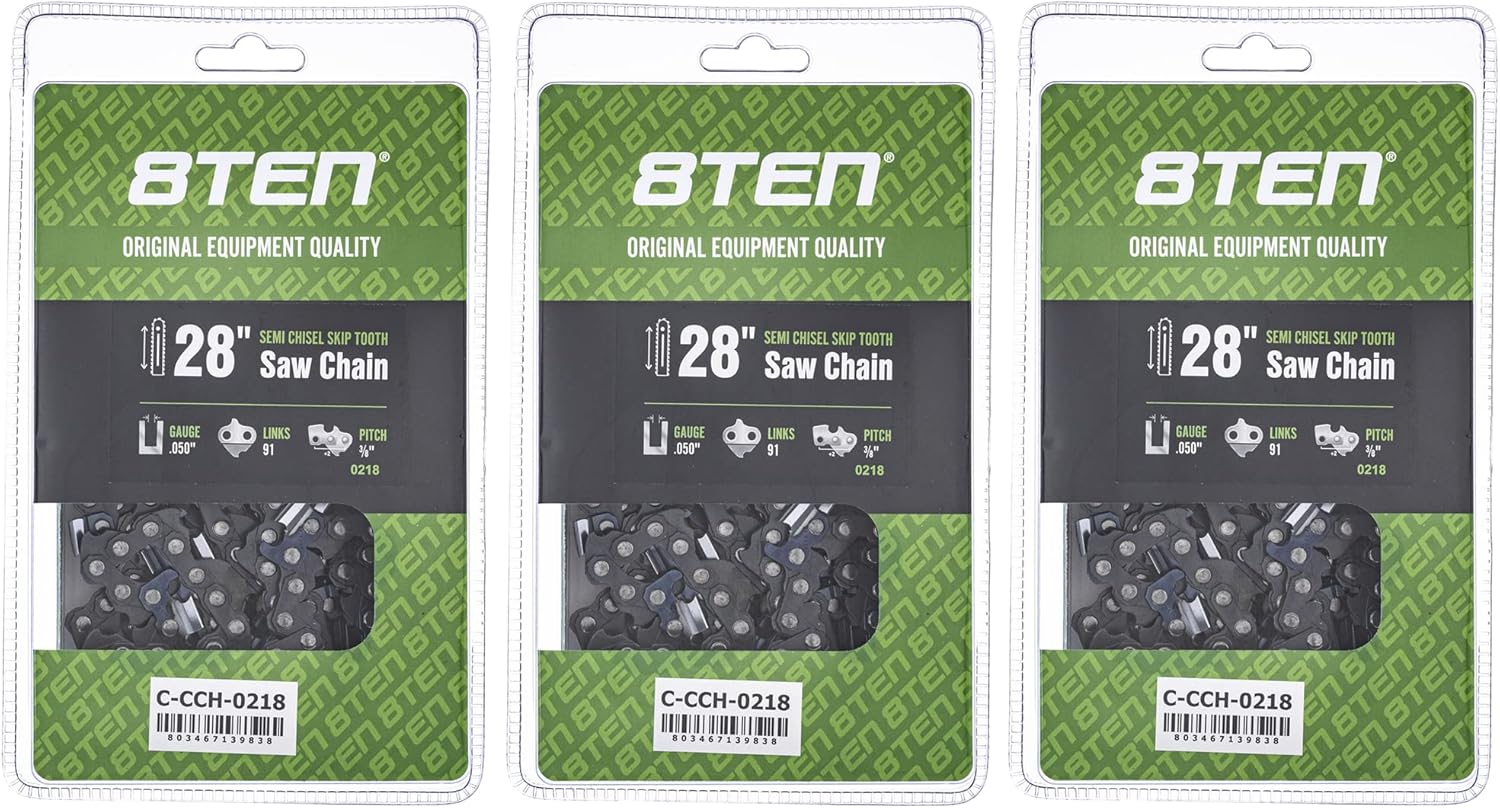 8TEN 28 Inch Chainsaw Chain for Stihl MS460 MS461 and More