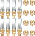 8PCS Brass DOT Air Brake Hose End Fittings - Durable 8 Pack