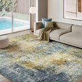 Area Rug Living Room Rugs 8x10 Modern Abstract Soft Washable Rug