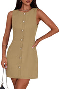 Work Dresses for Women 2025 Summer Business Formal Short Dress - Sleek