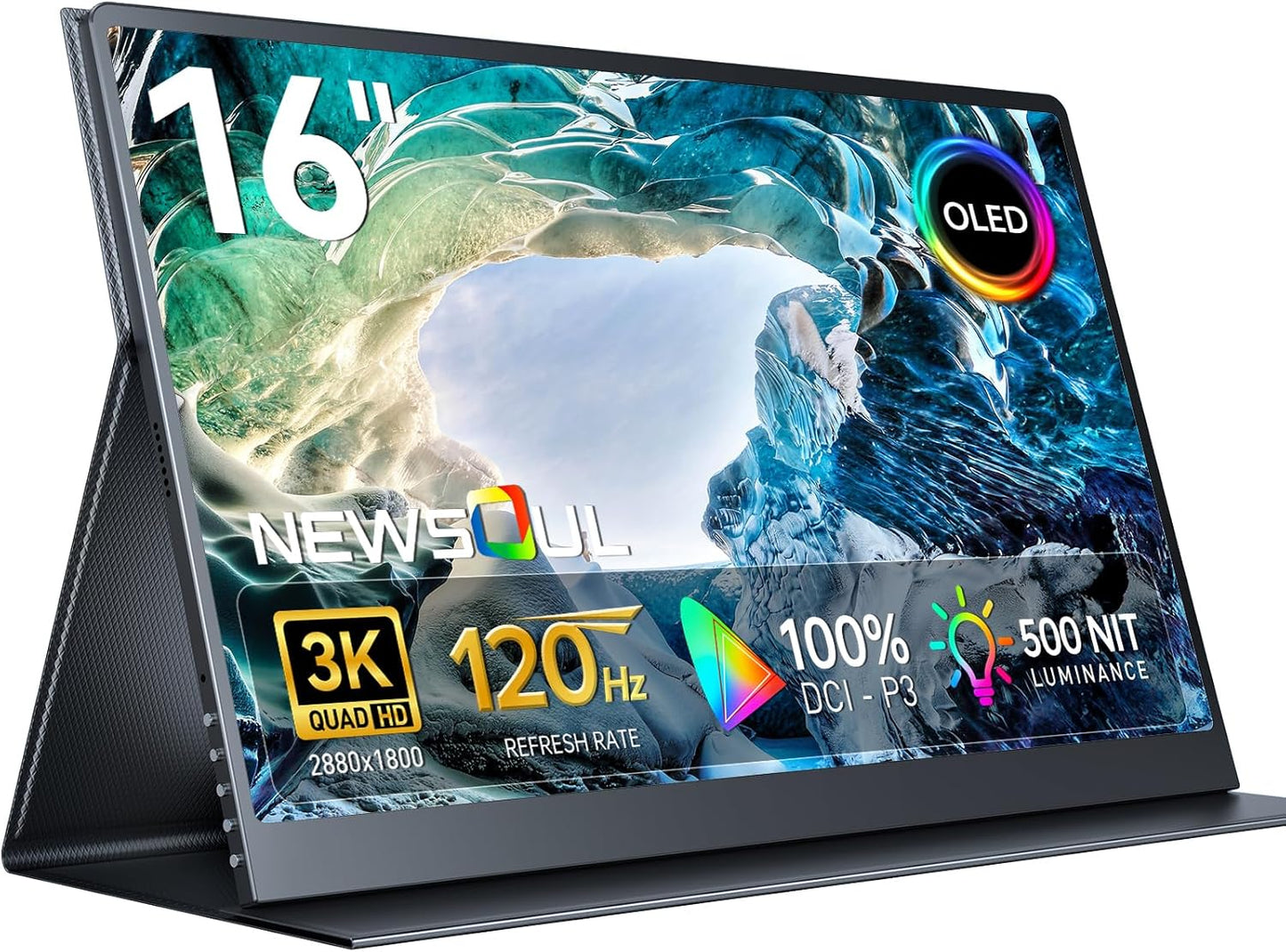 Newsoul 16 3K OLED Gaming Monitor | Ultra-Slim Design