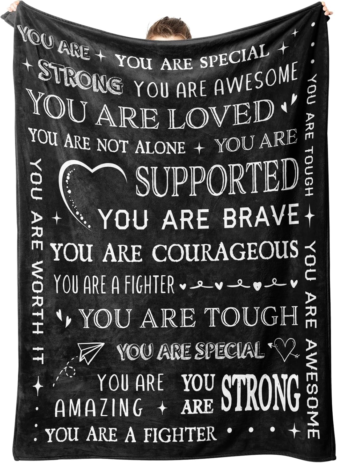 Get Well Soon Blanket for Men and Women - Inspirational Gift