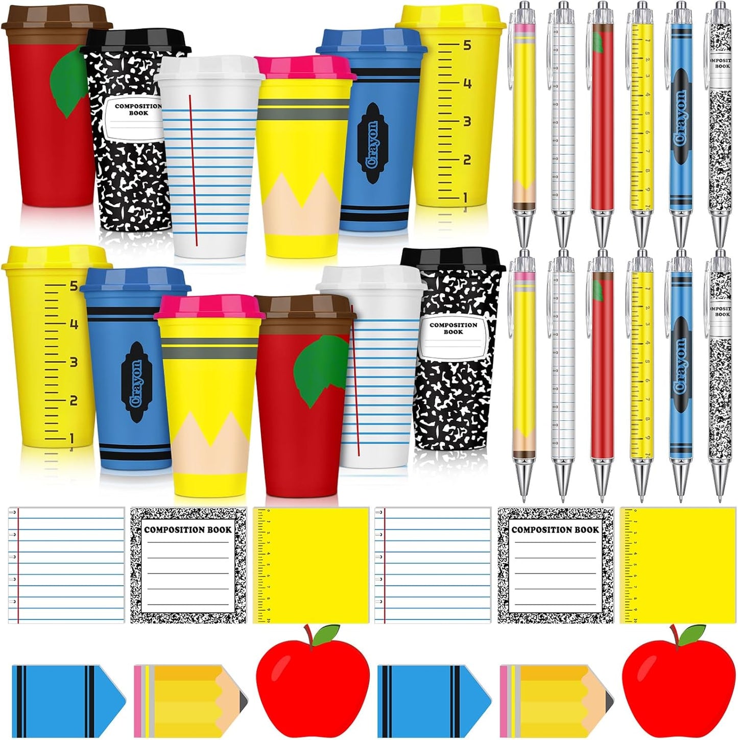 Teacher Appreciation Gifts Bulk Set with Tumblers and Pens