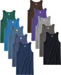 Mens Cotton A Shirt Tanks - 100% Combed Cotton Breathable Fit