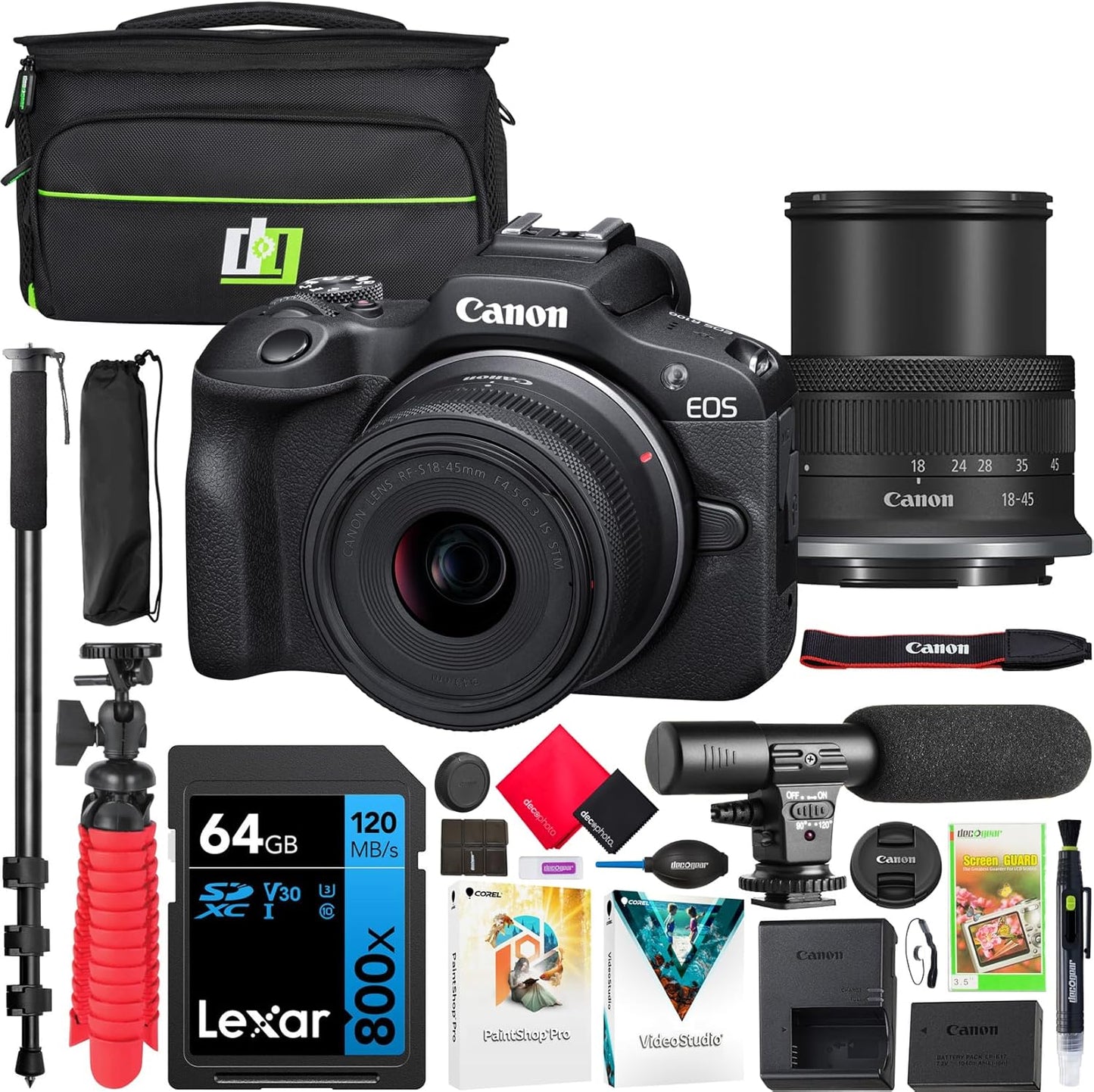 Canon EOS R100 Mirrorless Camera with RF-S Lens Bundle Review