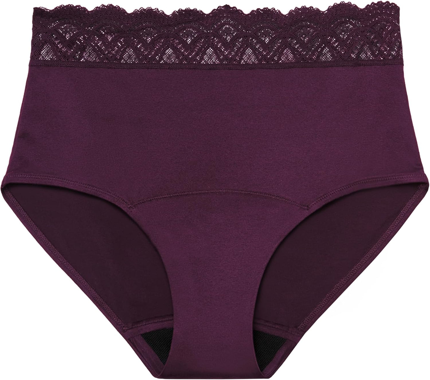 Hi-Waist Incontinence Underwear for Women, 5XL Size, Black