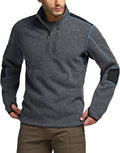 CQR Men's Quarter Zip Utility Fleece Pullover - Warm (Style 3P6Q)