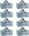VENO 8 Pack Moving Bags - Heavy-Duty Storage Totes for Easy Moves