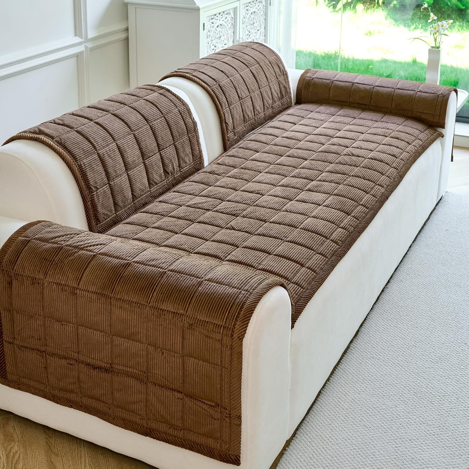 Couch Cover for Dogs Washable Non Slip Soft Fuzzy Protector