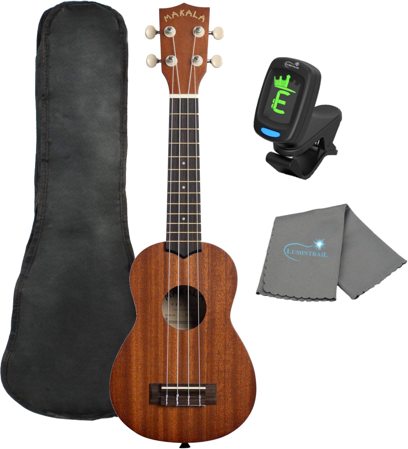 Makala Soprano Ukulele MK-S Bundle with Tote Bag and Tuner