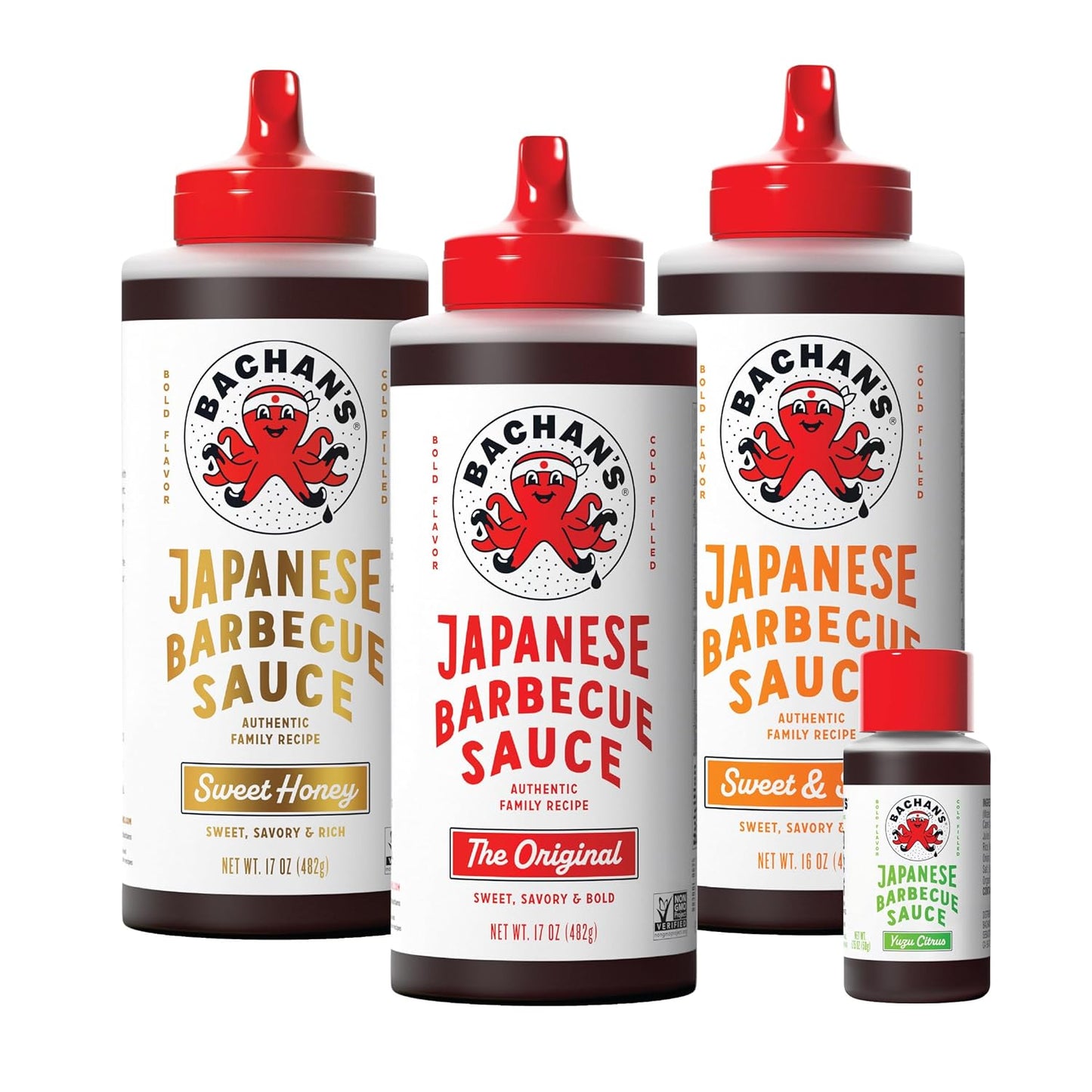 Bachan's Japanese Barbecue Sauce 4 Pack - Authentic Flavor