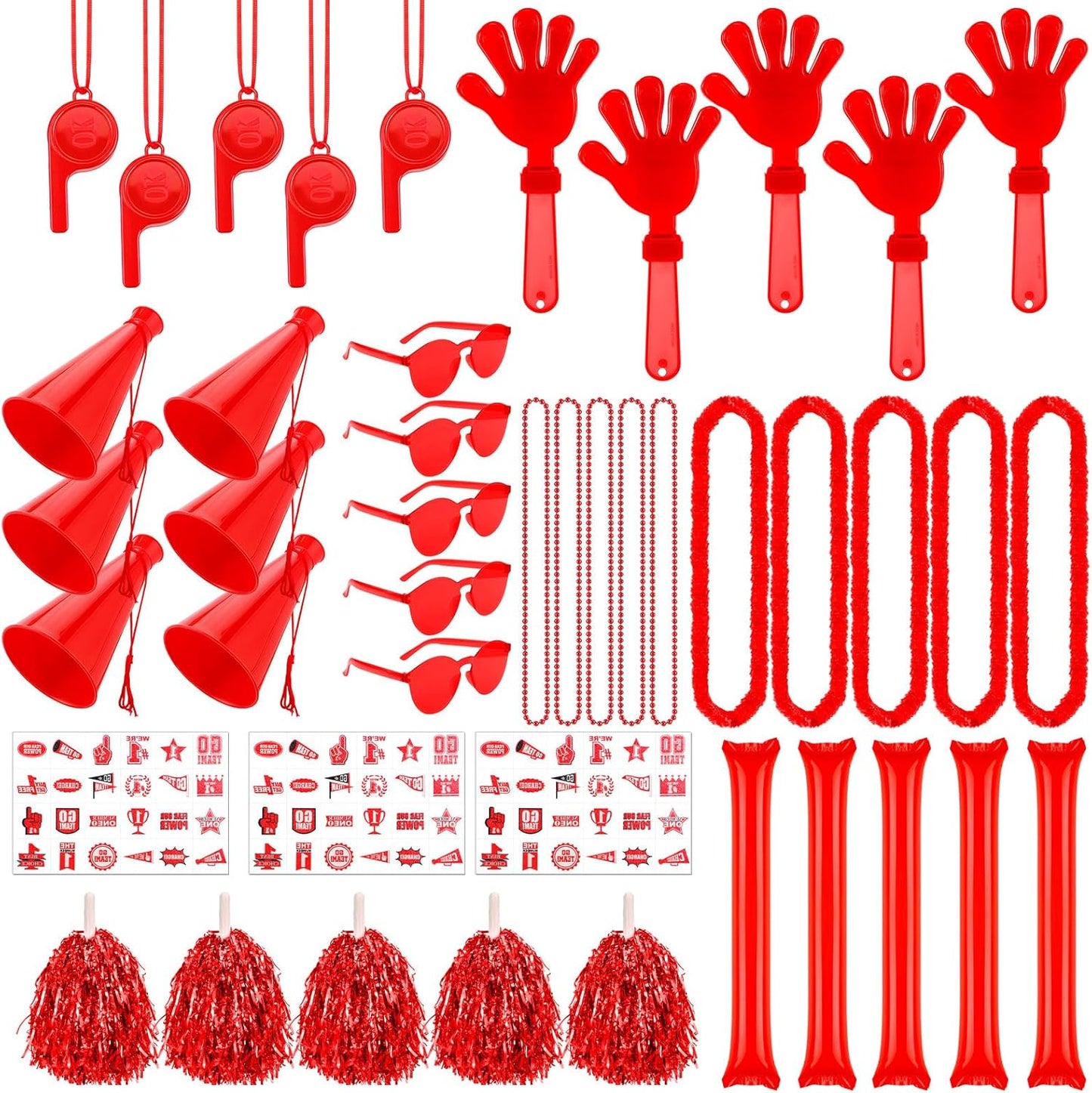 Soulchen 360 Pcs Team Spirit Accessories for Events and Parties