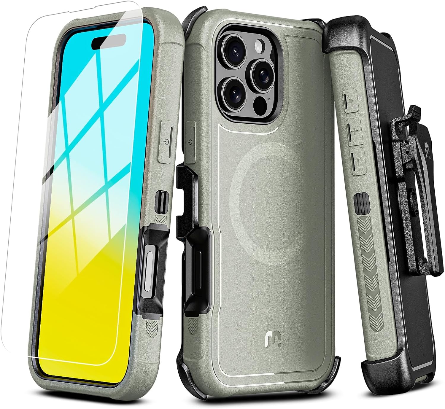 M MYBAT PRO Maverick Series iPhone 16 Pro Max Case with Holster