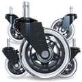 Silent Glide Rollerblade Wheels - Safe on Any Floor - Set of 5