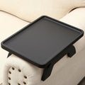 Couch Arm Table Bamboo Sofa Clip On Tray - Foldable Armrest Table