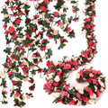 16 Pcs 131.2 ft Flower Garland Pink Rose Vines - Versatile Decor