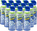 Blow Off Duster 10oz Pack of 12 - Compact Compressed Air Dusters