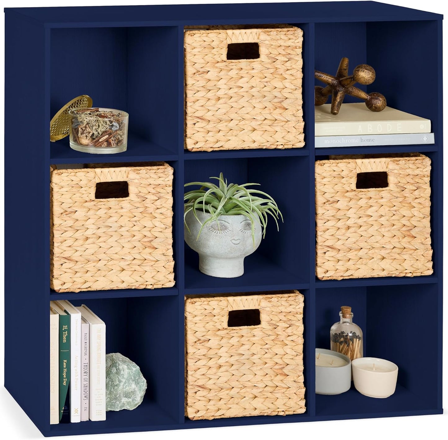 Kids Bookcase 9-Cube Storage Organizer for Toys and Books
