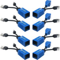 PoE Ethernet Splitter 4 Pair RJ45 Cable Sharing Kit - Dual Camera