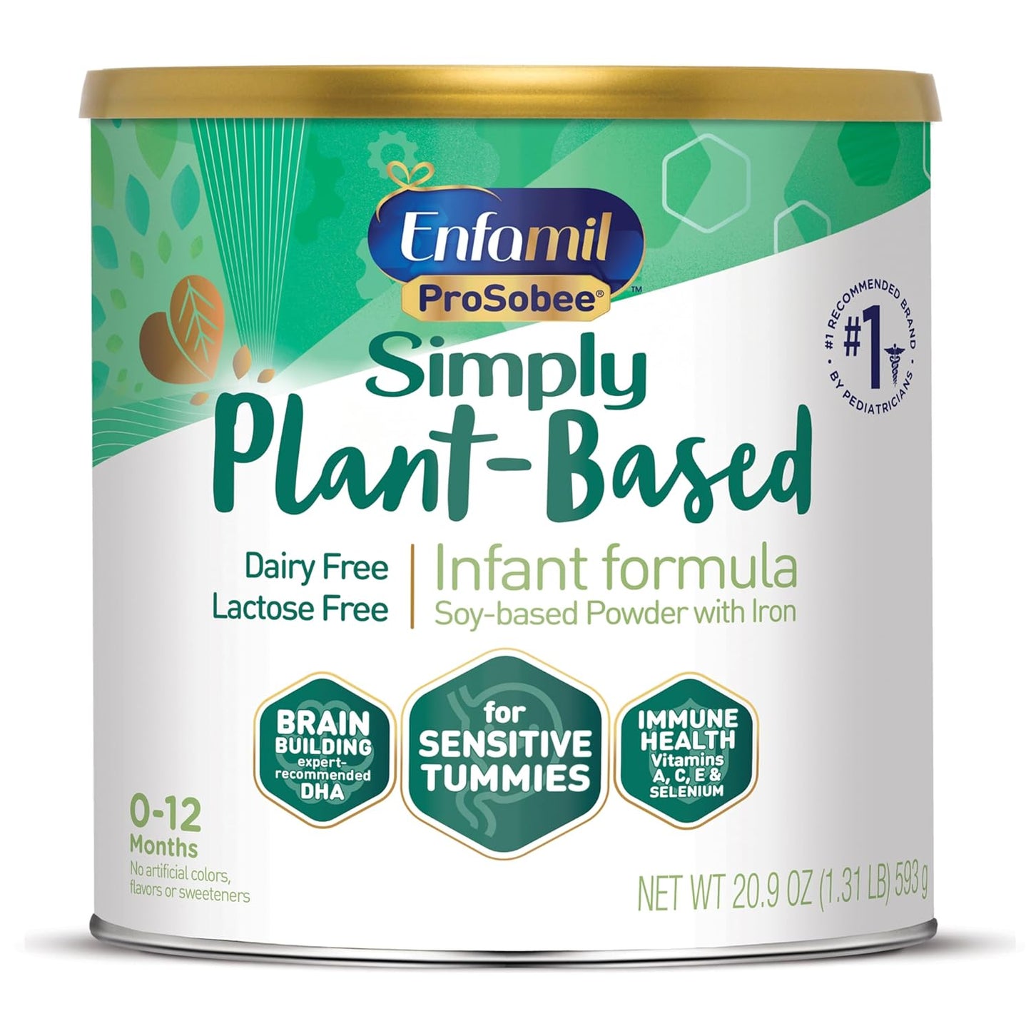 Enfamil Prosobee Plant Based Baby Formula for Sensitive Tummies