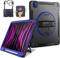 Miesherk Military Grade Shockproof Case for iPad Pro 12.9 in Blue