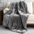Uttermara Weighted Blanket Twin 15 Pounds - Cozy Sherpa Fleece