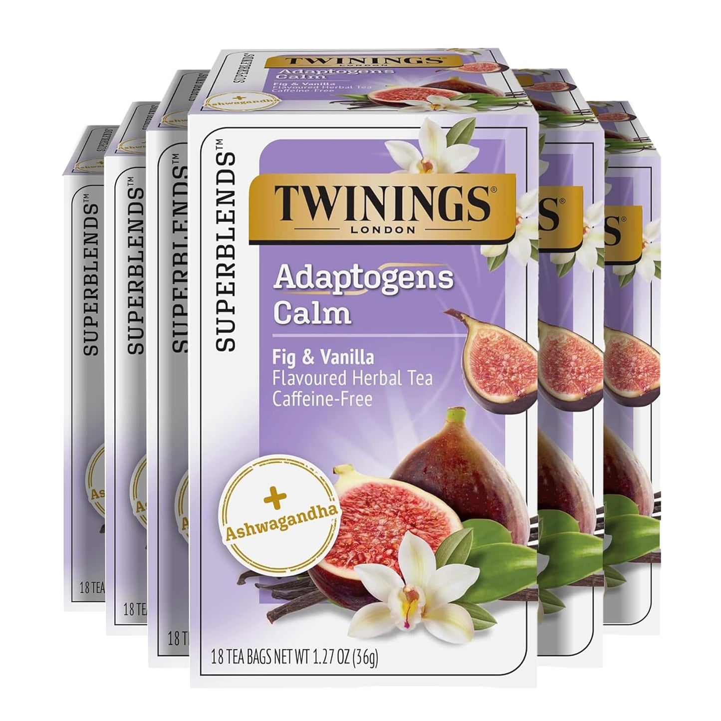 Twinings Superblends Adaptogens Calm Herbal Tea with Ashwagandha