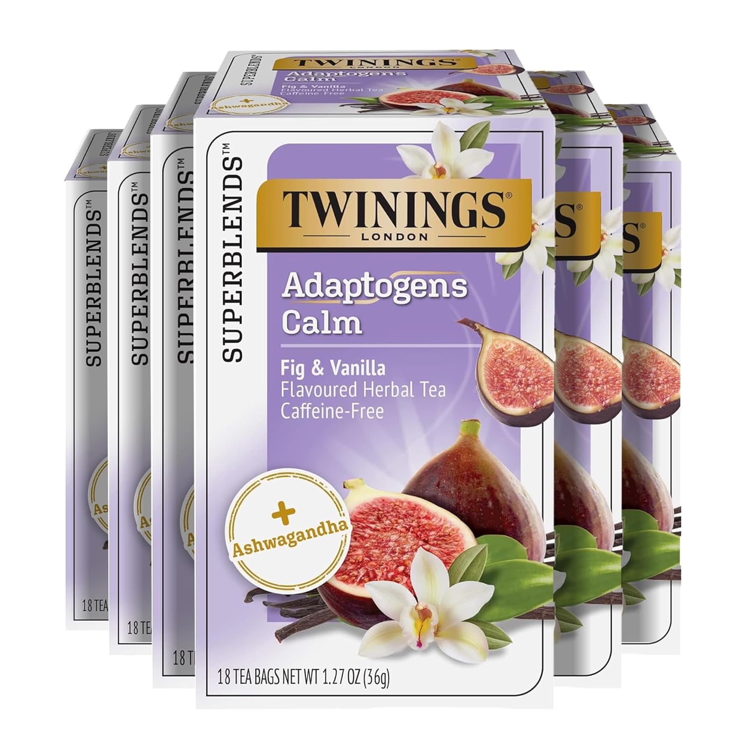 Twinings Superblends Adaptogens Calm Herbal Tea with Ashwagandha