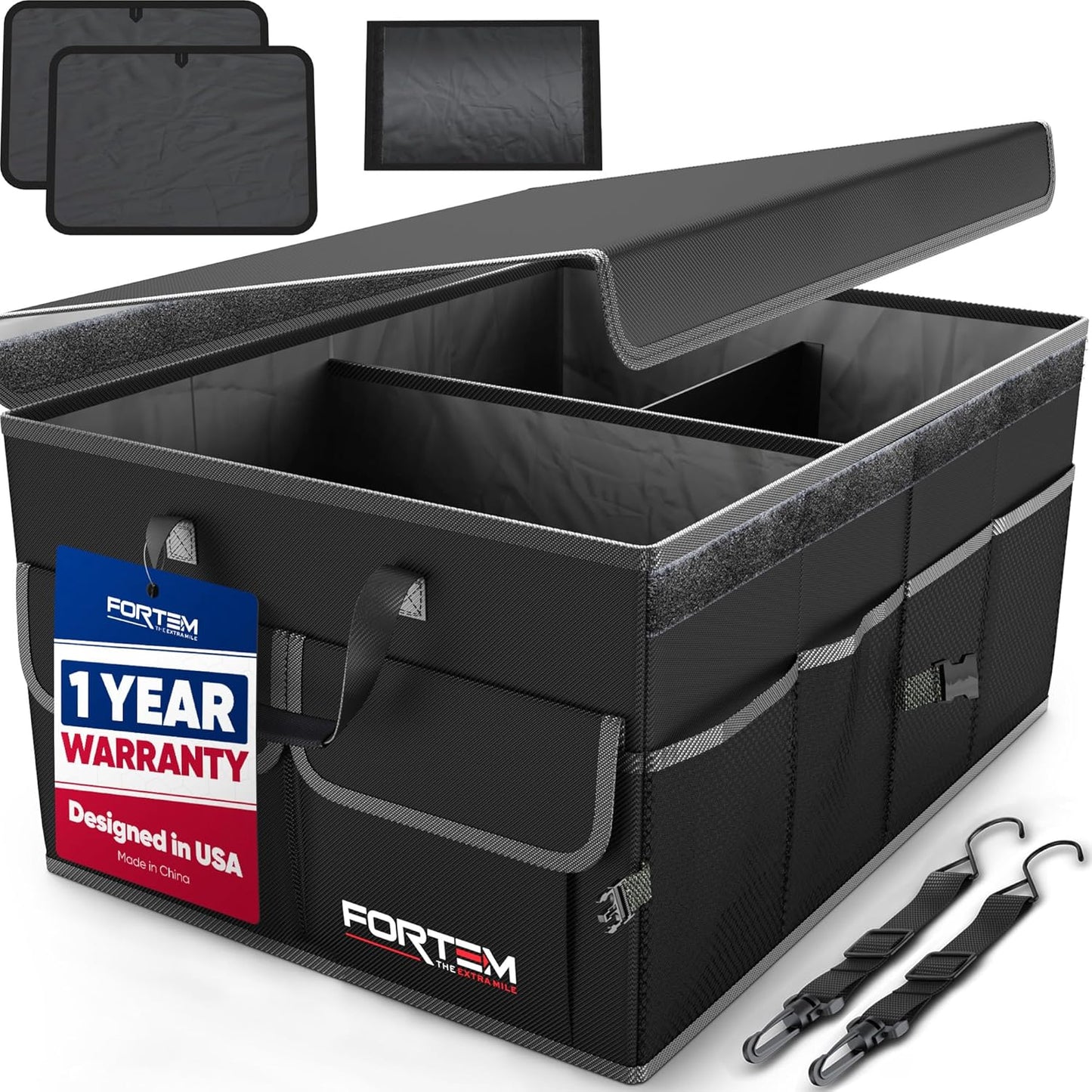 FORTEM 50L Car Trunk Organizer - Spacious Storage Solution