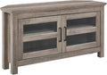 Modern Farmhouse Grey Corner TV Stand for 50 TV