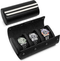 MOZSLY Watch Roll: 3-Slot Travel Case - Portable Storage