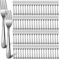 Bokon 200 Pieces Dinner Forks Set for Home and Restaurant Use