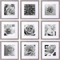 eletecpro 12x12 Picture Frames Set of 9 for Wall Decor