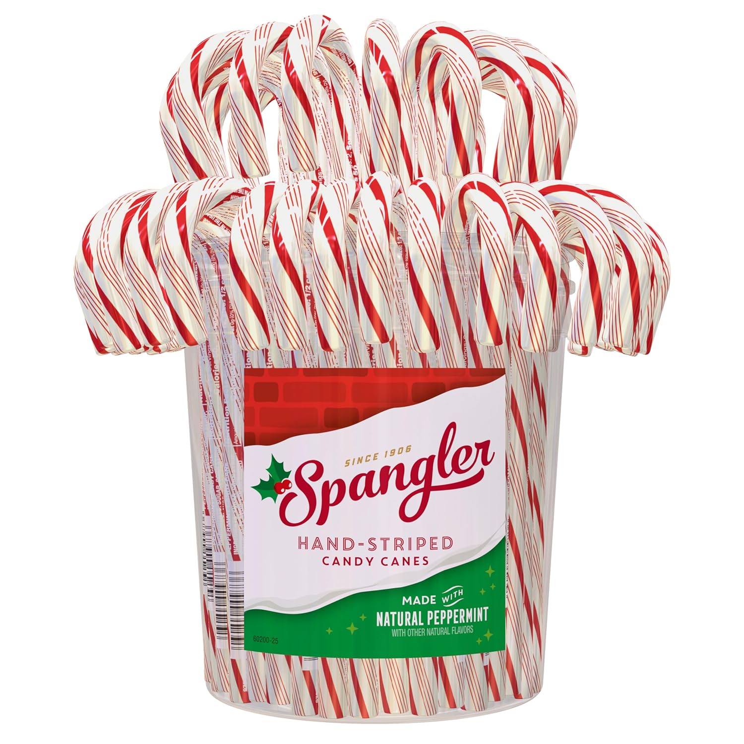 Spangler Red and White Christmas Candy Canes - Classic Treats