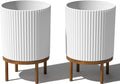 Veradek Demi Round Planter w/ Stand - Durable Modern Planter