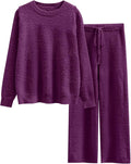 ANRABESS Women's Fuzzy Fleece Pajama Sets for Cozy Comfort