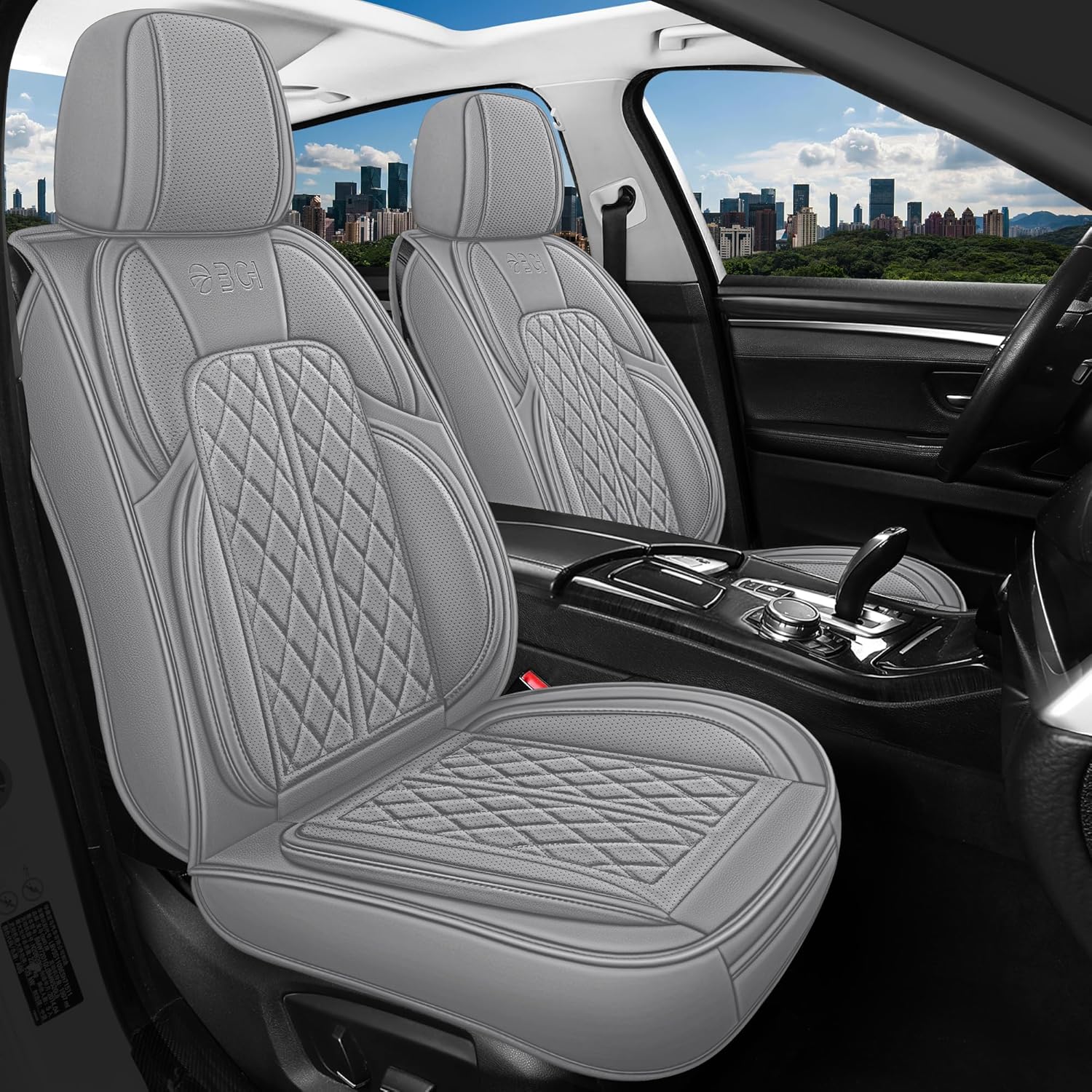 Leather Automotive Seat Covers for Cars, SUVs, and Sedans