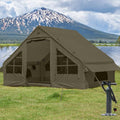 4-Person Inflatable Air Tent 118x87x75 in - Easy Setup Pump