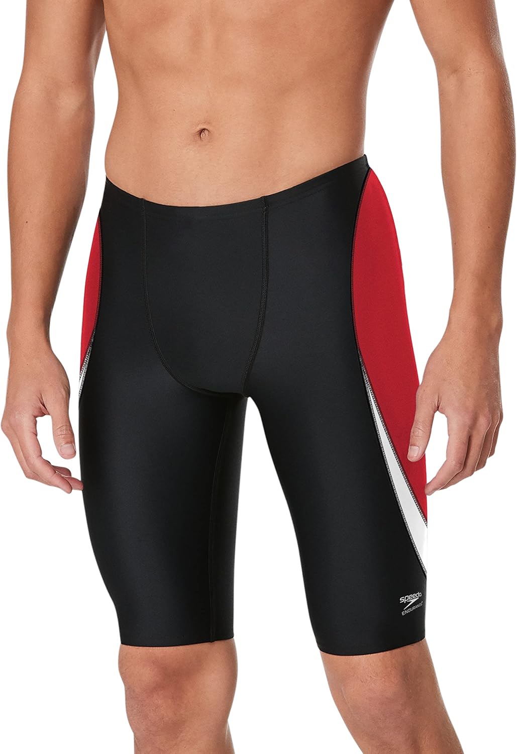Speedo Men's Jammer Swimsuit Endurance+ Splice Team Colors