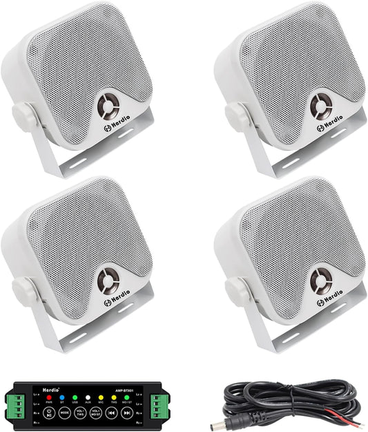 240W Waterproof Golf Cart Speakers x2 pairs