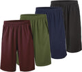 Essential Elements Men's Dry-Fit Active Shorts 4 Pack - Comfortable