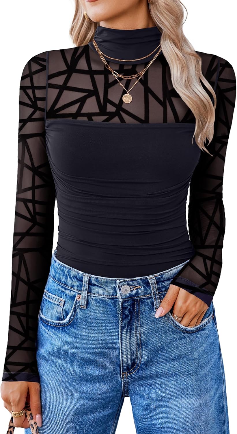 Avidlove Women Long Sleeve Bodysuit for Stylish Fall Outfits